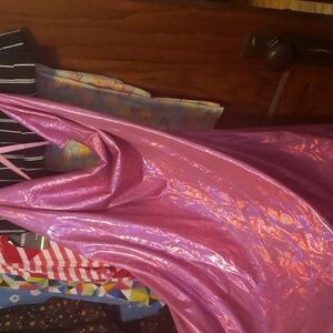 Pink shimmering dress 3x shein curve